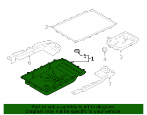 Ford Bronco 21-25 automatic transmission oil pan