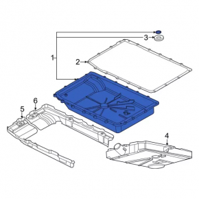 Ford Bronco 21-25 automatic transmission oil pan