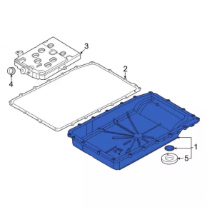 Ford Bronco 21-25 automatic transmission oil pan