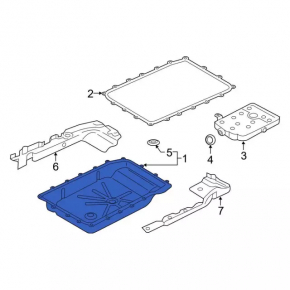 Ford Bronco 21-25 automatic transmission oil pan