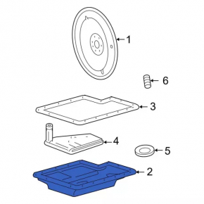 Ford Bronco 21-25 automatic transmission oil pan