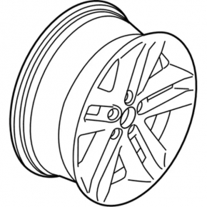 Wheel disk R18 Ford Explorer 18-19 curb