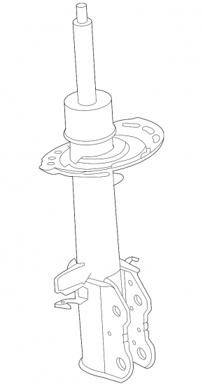 Shock absorber front right Ford Escape MK4 20-22 2.0T, hybrid FWD OEM