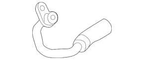 Audi Q8 19-25 3.0T MHEV Turbo Coolant Pipe Exhaust