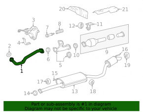 Toyota Highlander 17-19 3.5 Intake Pipe