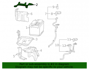 Battery Mount GMC Terrain 10-17