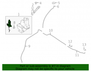 Nissan Rogue 21-24 Windshield Washer Motor
