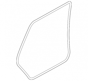 Rear left door seal Volvo XC40 19-25