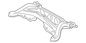 Rear subframe for Toyota Highlander 2013 AWD