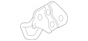 Trunk door lock bracket BMW X3 G01 18-21
