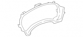 Instrument cluster frame for BMW X3 G01 22-24