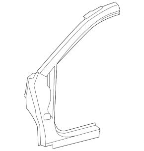 Front left body pillar Toyota Avalon 13-18