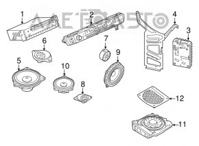 BMW X1 F48 16-22 Harman Kardon Audio Amplifier