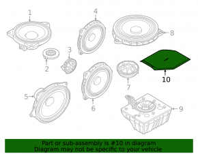 BMW i4 22-26 subwoofer grid