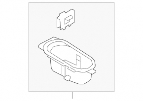 Cup holders Subaru Forester 14-18 SJ automatic transmission