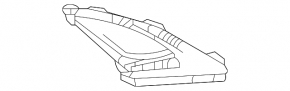 Left bumper grille for Honda Accord 2023-2026, structure, chips