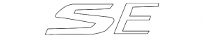 Emblem inscription SE trunk lid Hyundai Sonata 18-19