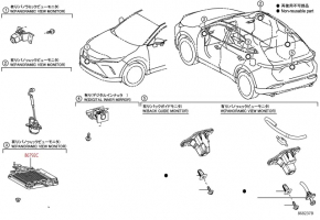 Parking Assist Computer Toyota Venza 21-