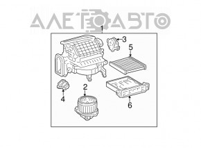 Motor heater fan Toyota Solara 04-08