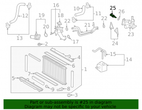 Lexus GS 13-19 Coolant Temperature Sensor