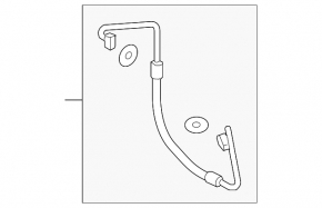 Nissan Murano Z52 15-24 air conditioning condenser-compressor hose