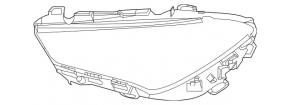 Front right headlight seal for Mercedes H247 GLA 20-26
