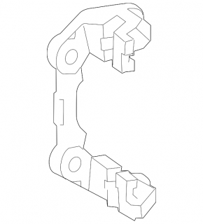 Rear right brake caliper bracket for Mercedes GLC 16-22