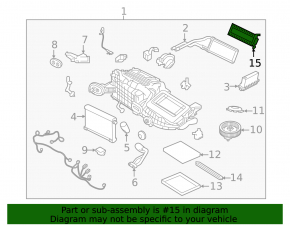 Dry heater Jaguar F-Pace X761 17-