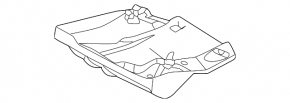 Right rear beam guard for Mazda CX-50 23-26