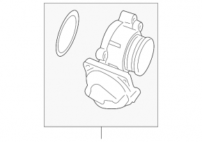 Throttle valve Audi Q5 8R 14-16 3.0 TDI