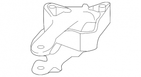 Upper engine mount Infiniti QX30 17- with bracket