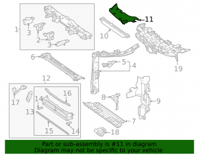 Left TV trim panel for Toyota Crown 2023-2026 Limited, Platinum, XLE