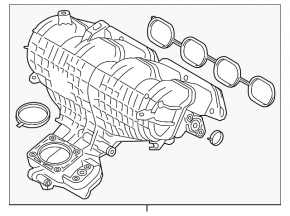Intake manifold Lexus CT200h 11-17