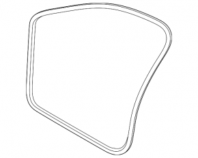 Front left door seal for VW Jetta 19-24