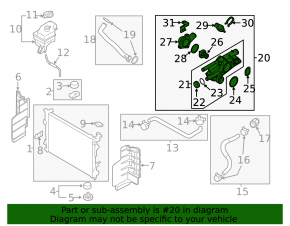 Thermostat housing assembly Kia Optima 11-13 hybrid