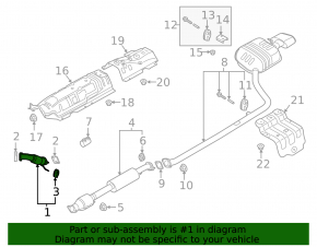 Kia Optima 16-2.4 exhaust pipe mesh torn
