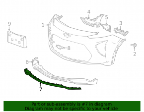 Front Bumper Lip Cover Chevrolet Bolt EUV 22-23