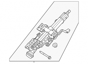 Steering column Nissan Murano 25-26 Platinum