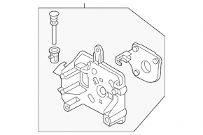 Front camera bracket Audi A6 C7 12-15 prerest