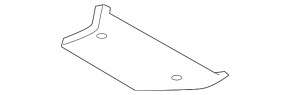 Brake light cover BMW 4 F32 14-20 Coupe, beige OYSTER, needs cleaning, broken mount