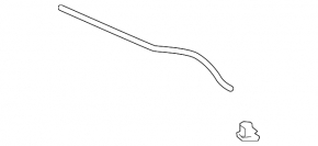 Small hood seal for Mitsubishi Lancer 10-17