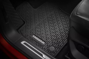 Set of floor mats for 5 seats VW Tiguan 18- rubber