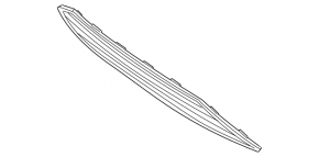 Lower grille of the front bumper Nissan Murano z52 15-17 pre-restyling