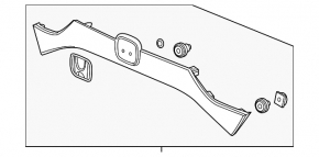Honda Insight 19-22 Trunk Lid Cover with Emblem