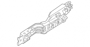 Front right door handle mechanism for Nissan Leaf 11-12