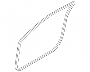 Door seal front left Hyundai Veloster 12-17