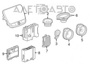 Sattelite Radio Buick Encore 17-19 unit