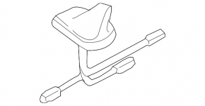 Audi Q5 8R 09-17 fin antenna