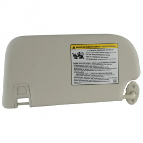 Right visor Ford Escape MK3 13-19 gray, without backlight, without hook