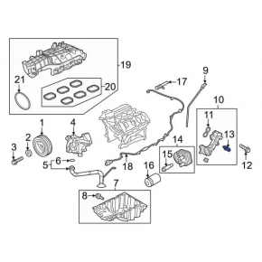 Oil Pressure Sensor Ford Escape MK4 23- 1.5T